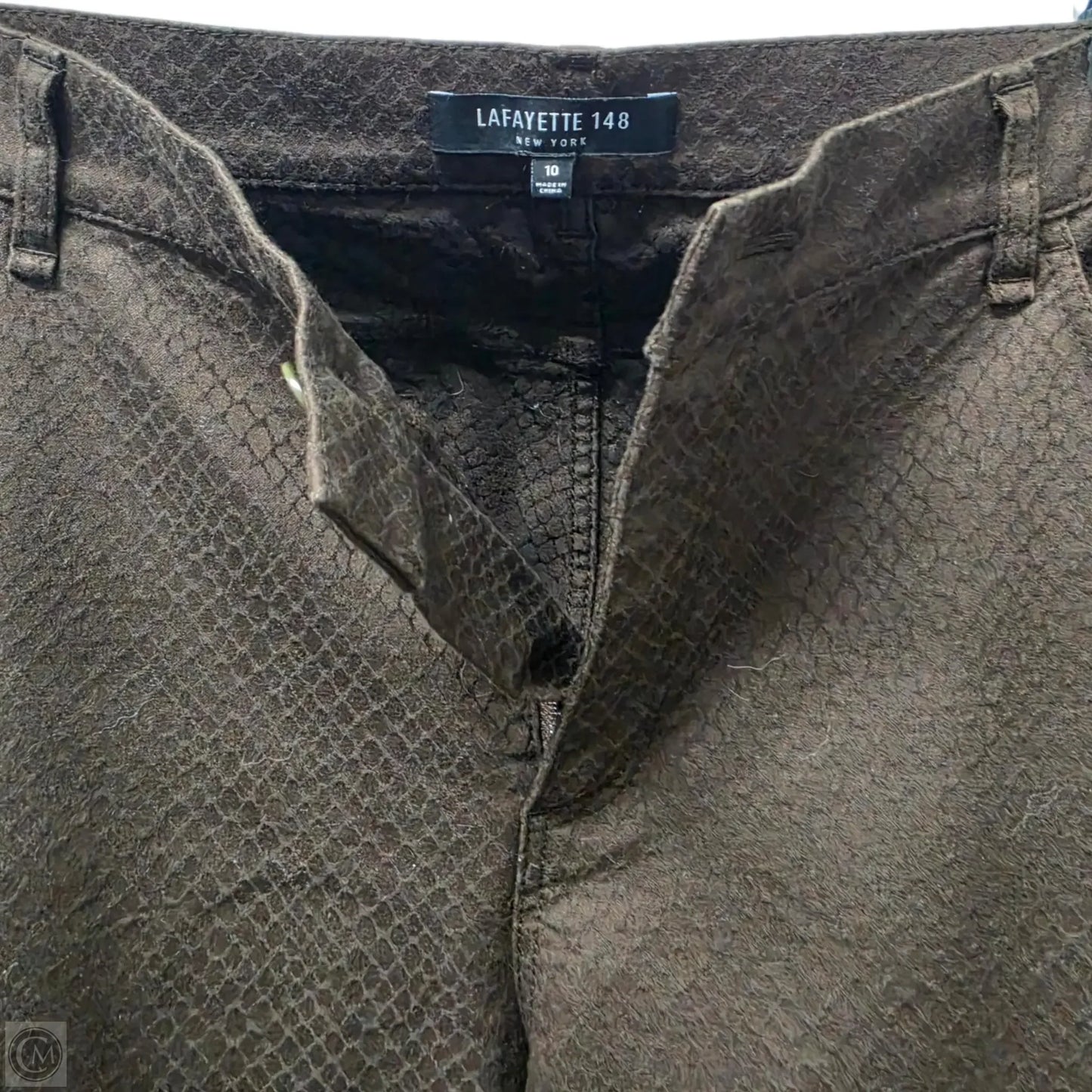 Pants Designer By Lafayette 148 In Brown, Size: 10