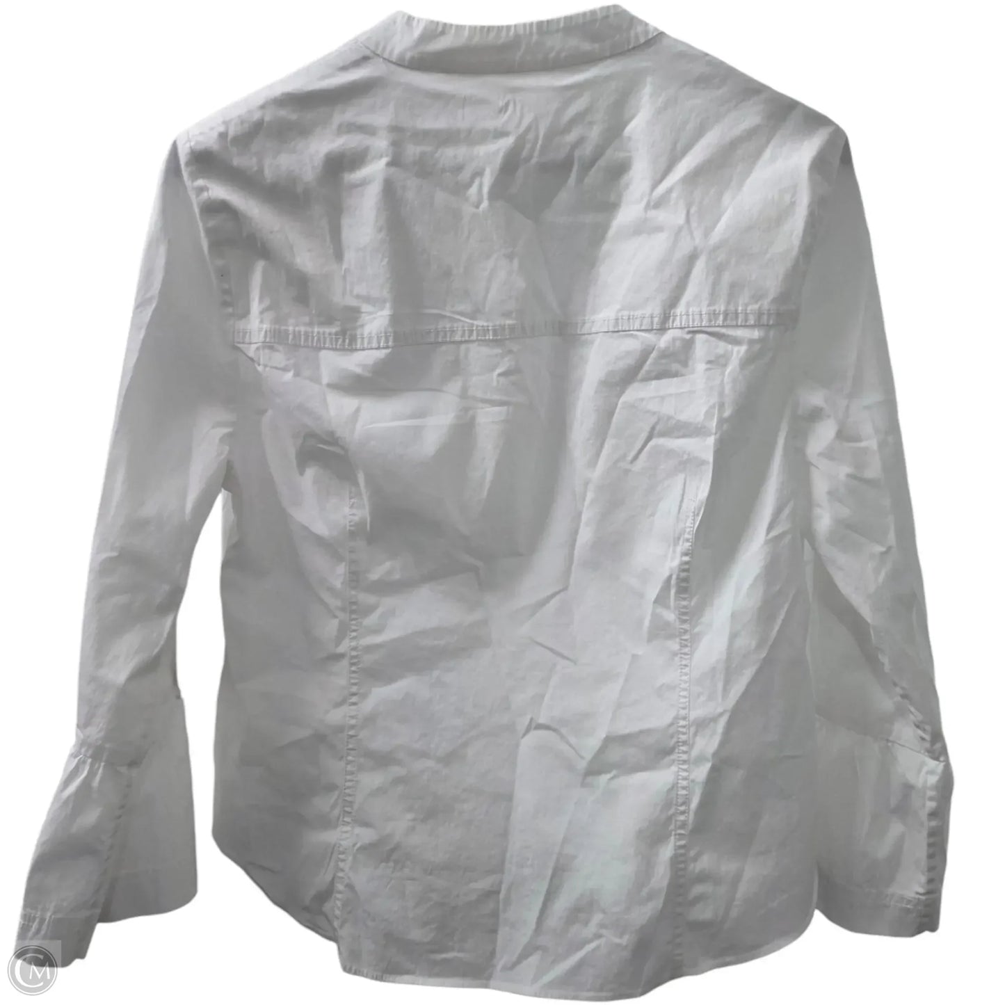 Top Long Sleeve Basic By Veronica Beard In White, Size: 16