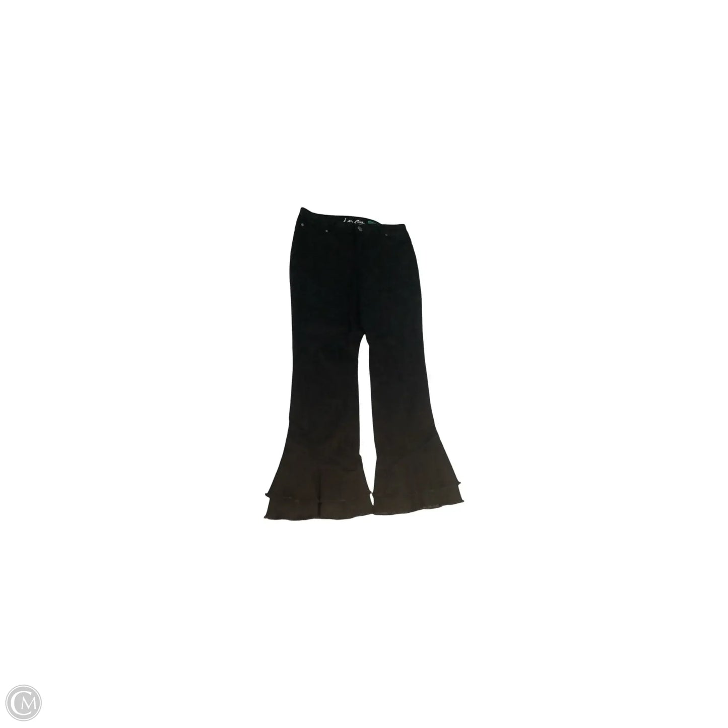 Jeans Flared By Inc In Black, Size: 8