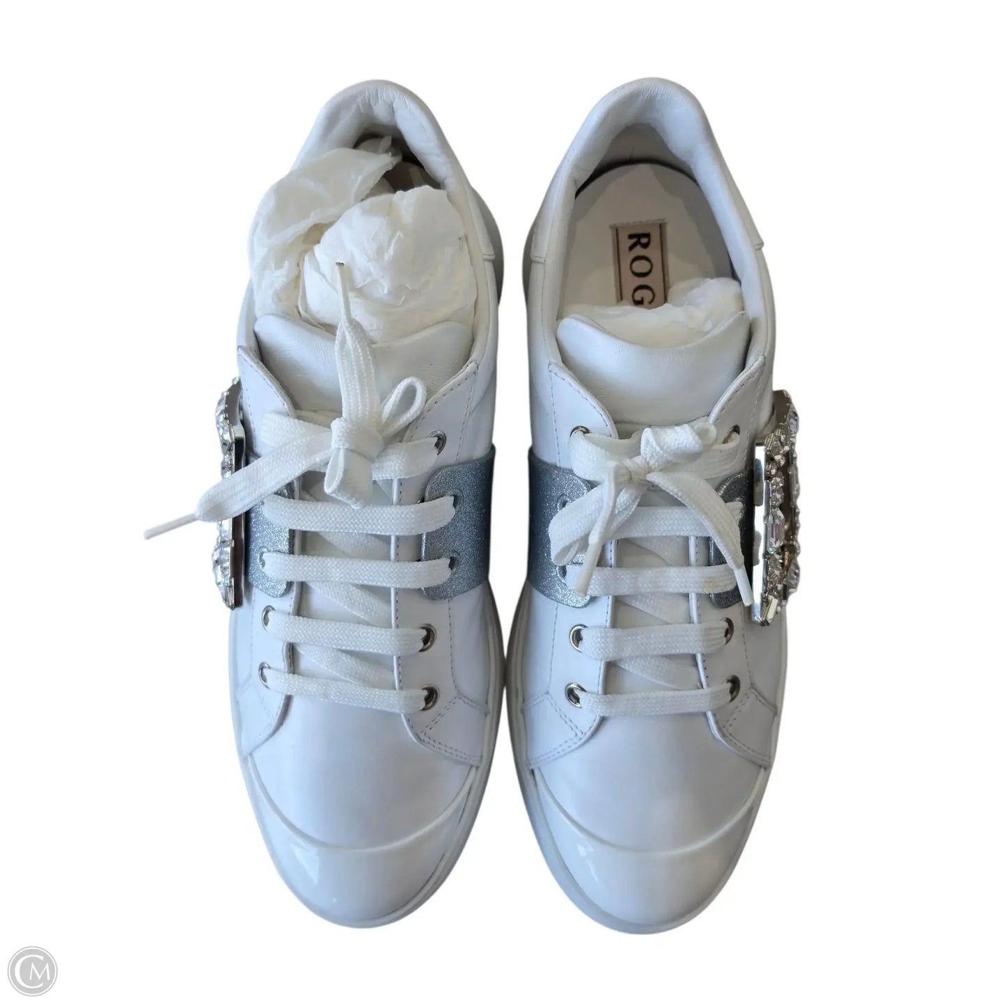 Shoes Designer By Roger Vivier In White