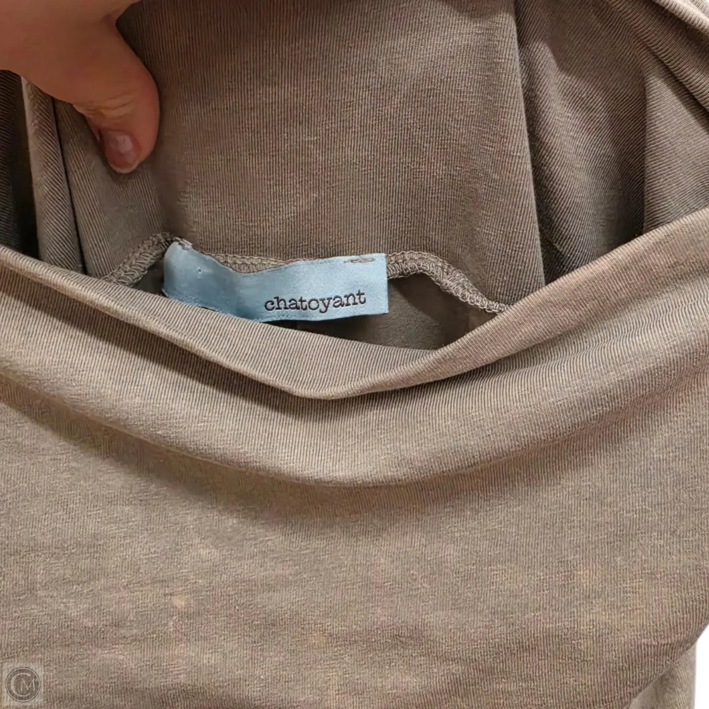 Pants Wide Leg By Chatoyant In Grey, Size: S