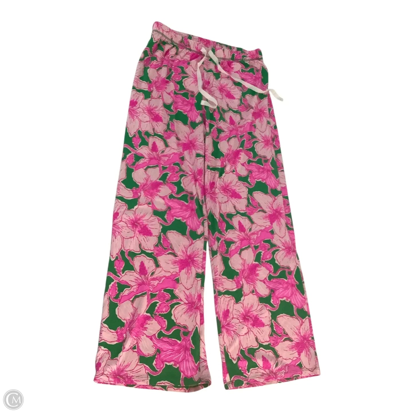 Pajamas Designer By Lilly Pulitzer In Green & Pink, Size: S