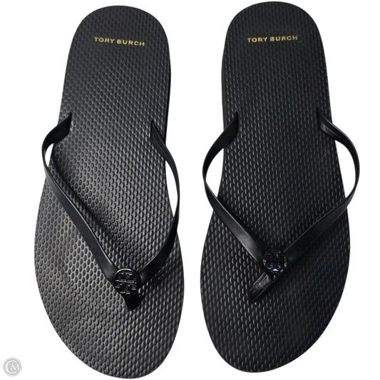Sandals Designer By Tory Burch In Black, Size: 10