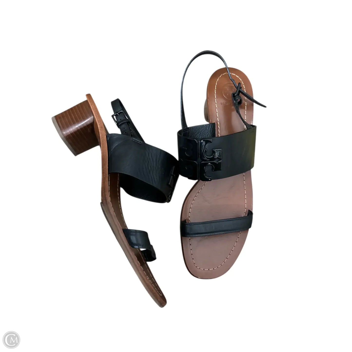 Sandals Designer By Tory Burch In Black, Size: 10