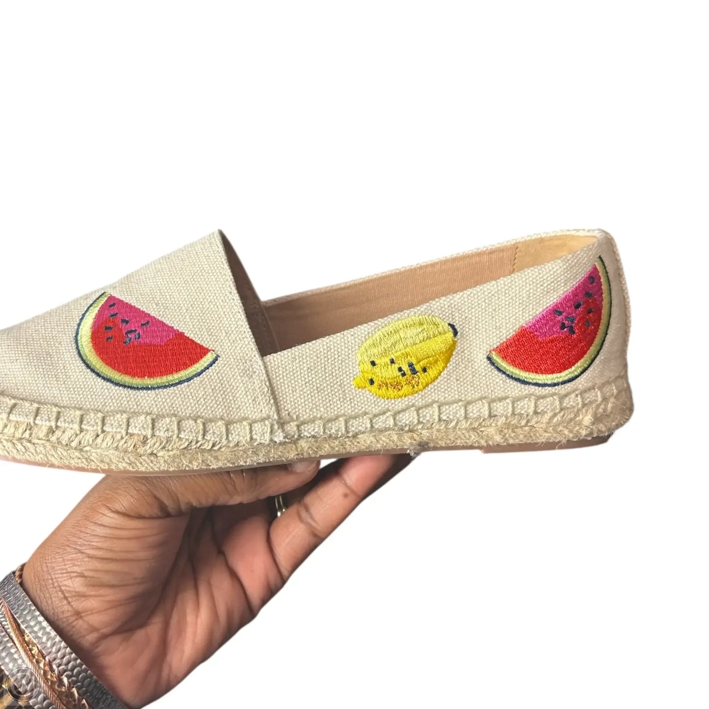 Shoes Flats By J. Crew In Multi-colored, Size: 8.5