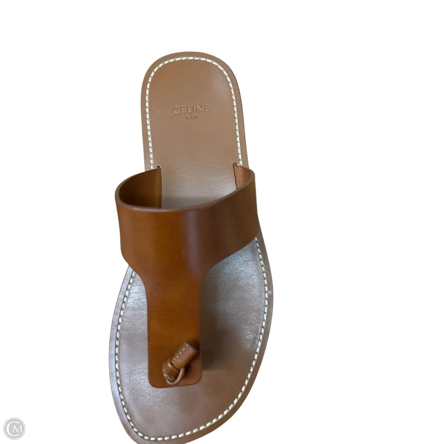Sandals Luxury Designer By Celine In Brown