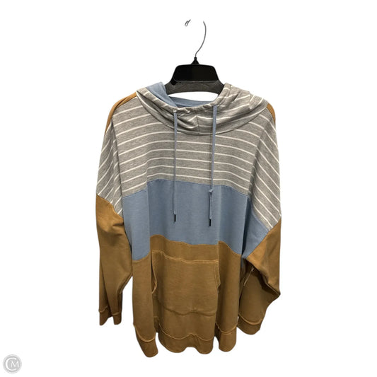 Sweatshirt Hoodie By Maurices In Striped Pattern, Size: 3x