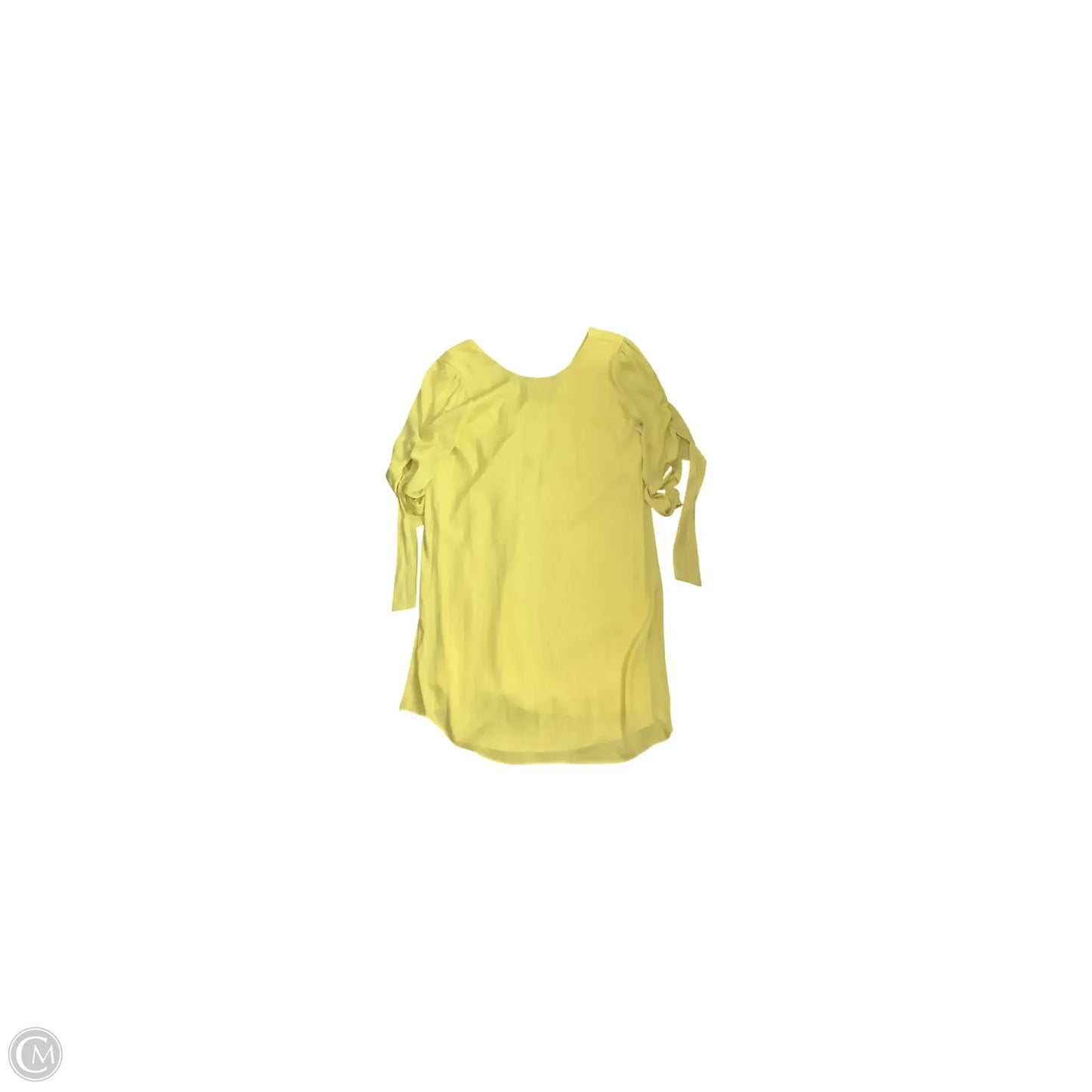 Dress Casual Midi By Naked Zebra In Yellow, Size: M