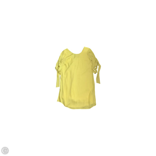 Dress Casual Midi By Naked Zebra In Yellow, Size: M