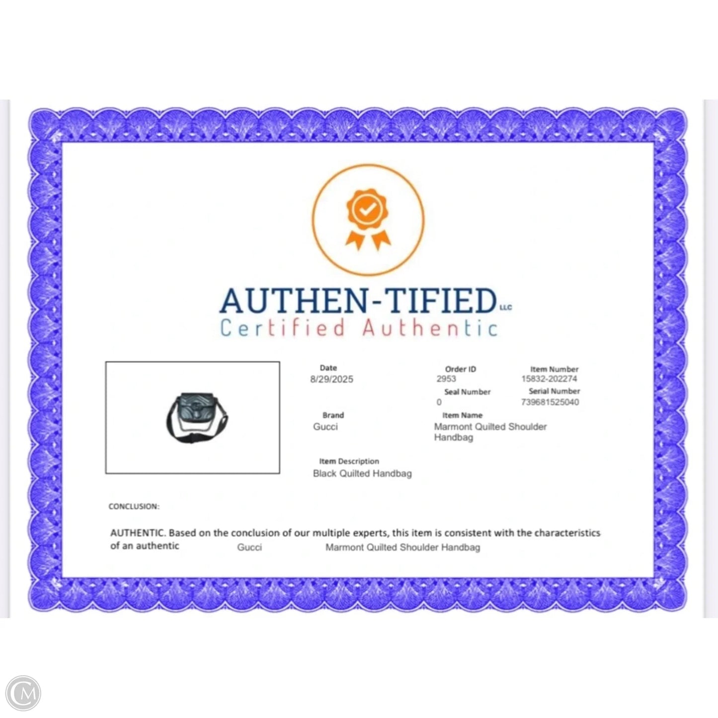 Handbag Luxury Designer By Gucci, Size: Medium