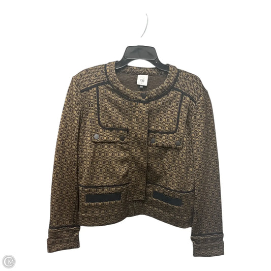 Jacket Other By Cabi In Black & Gold, Size: L