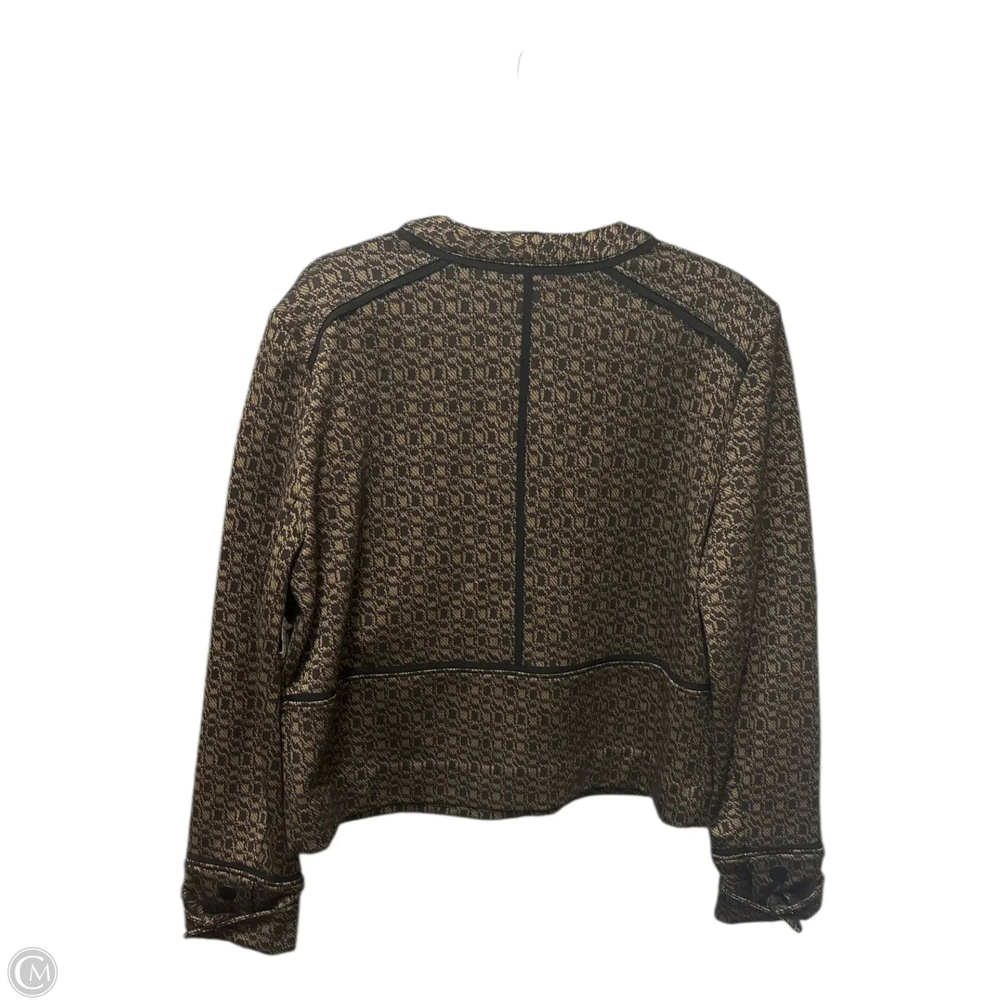 Jacket Other By Cabi In Black & Gold, Size: L