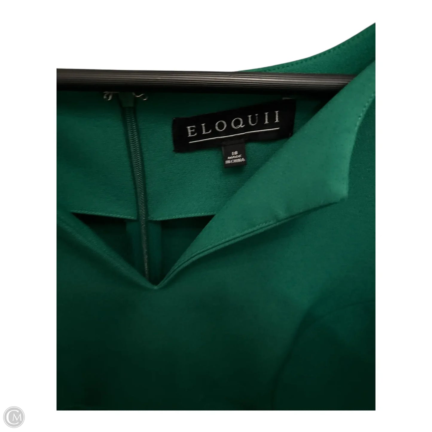 Dress Casual Midi By Eloquii In Green, Size: 18