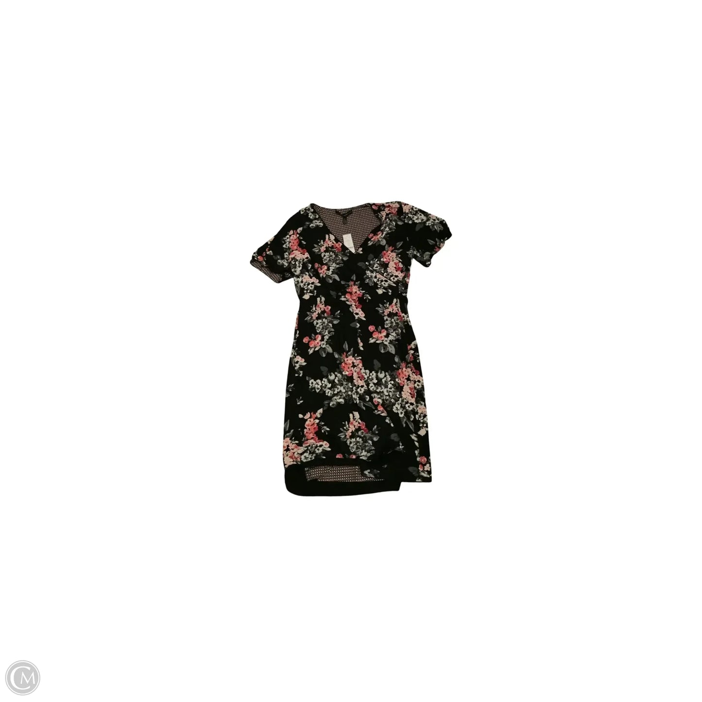 Dress Casual Midi By White House Black Market In Black & Pink, Size: 10