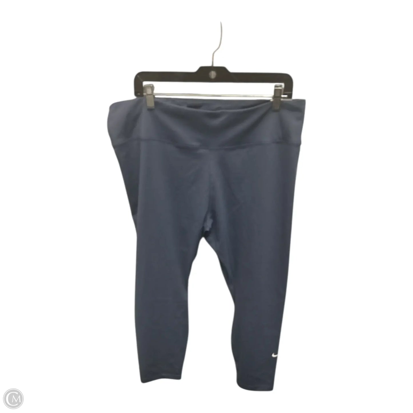 Athletic Leggings By Adidas In Blue, Size: Xxl