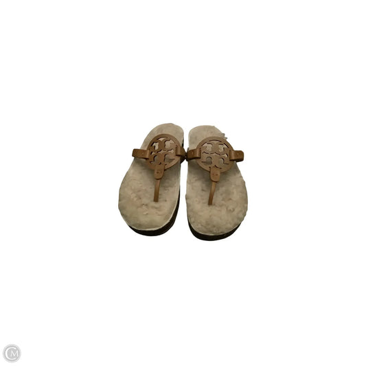 Sandals Designer By Tory Burch In Tan, Size: 8.5