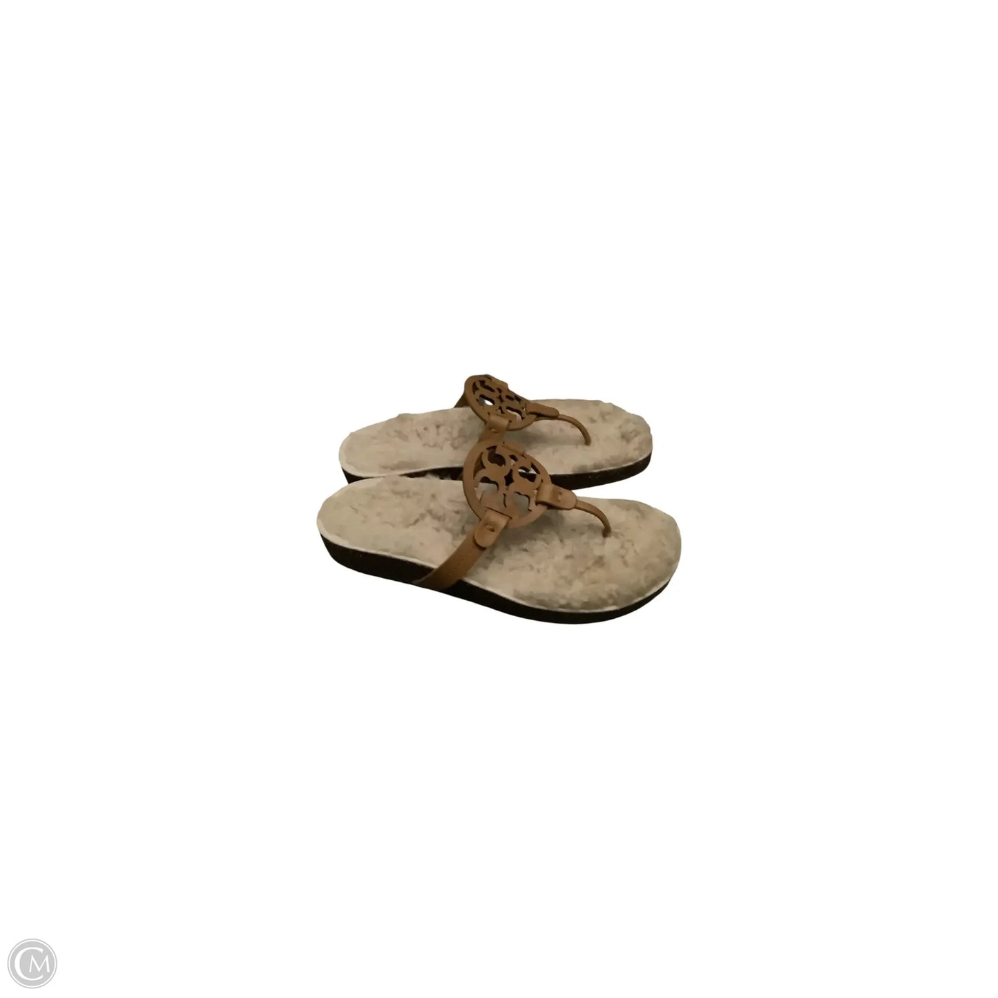 Sandals Designer By Tory Burch In Tan, Size: 8.5