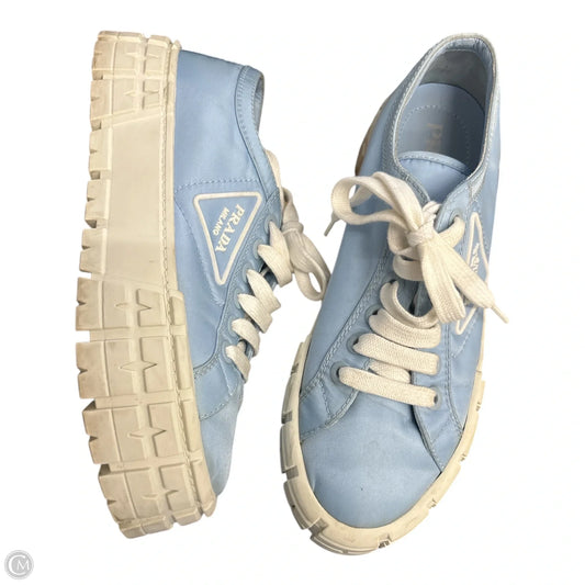 Shoes Luxury Designer By Prada In Blue