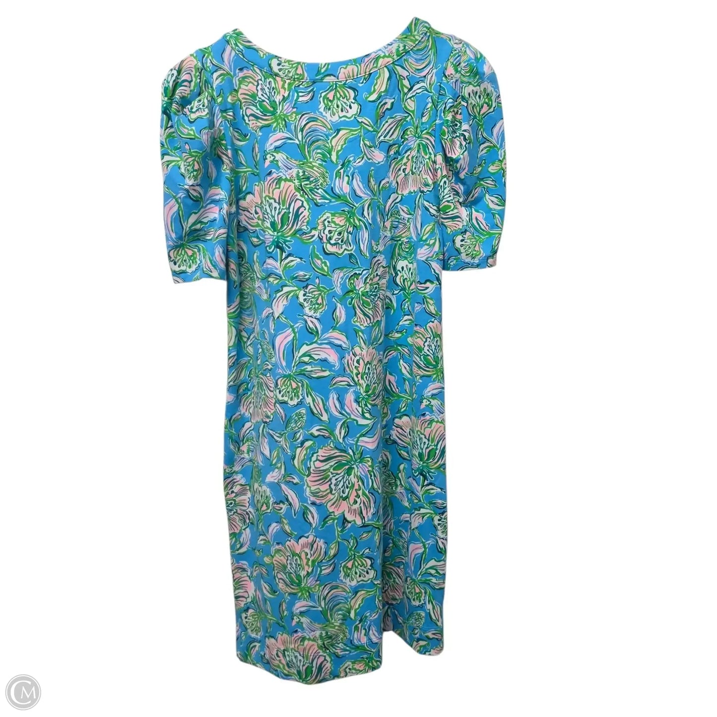 Dress Designer By Lilly Pulitzer In Blue & Green, Size: S