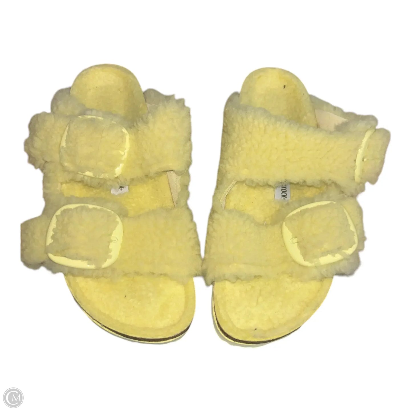 Sandals Flats By Birkenstock In Yellow, Size: 10