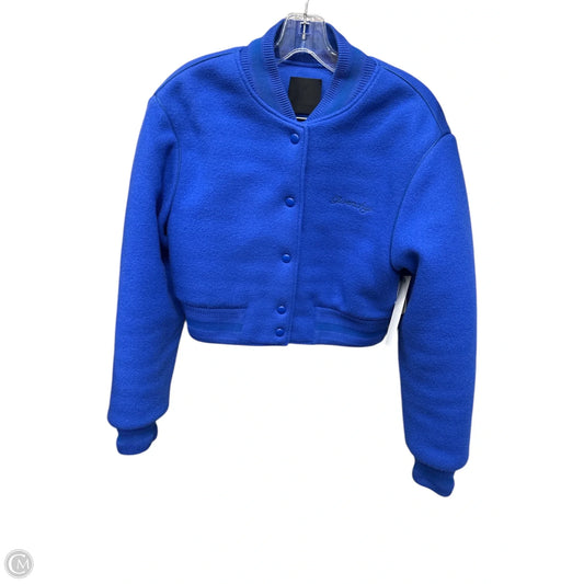 Jacket Luxury Designer By Givenchy In Blue, Size: S