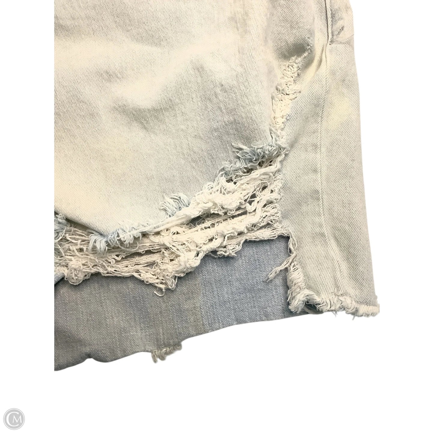 Shorts By Good American In Blue Denim, Size: 22
