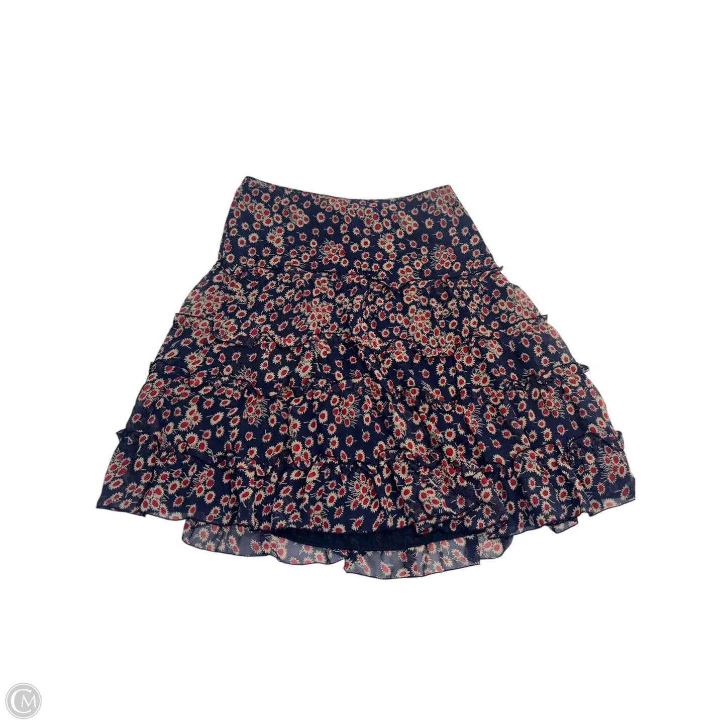 Skirt Midi By Anna Sui In Floral Print, Size: 8