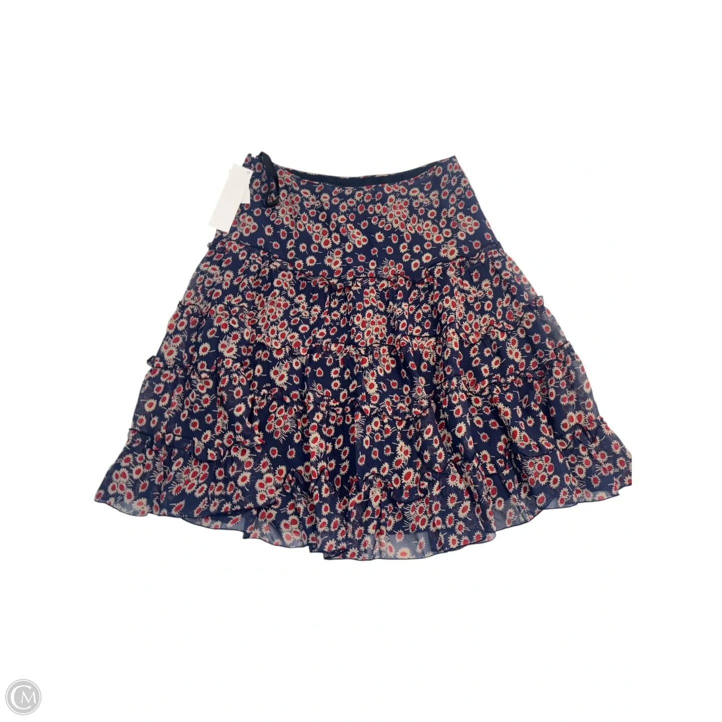 Skirt Midi By Anna Sui In Floral Print, Size: 8