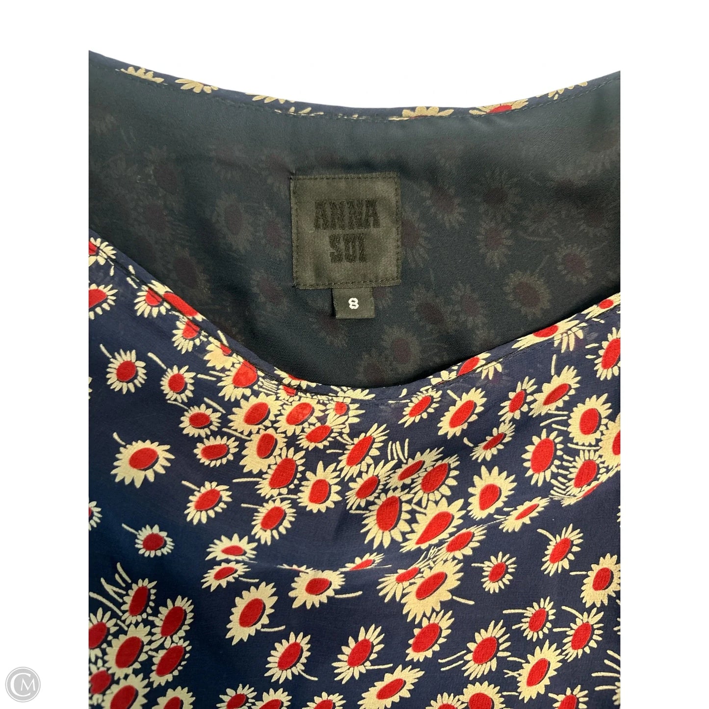 Skirt Midi By Anna Sui In Floral Print, Size: 8