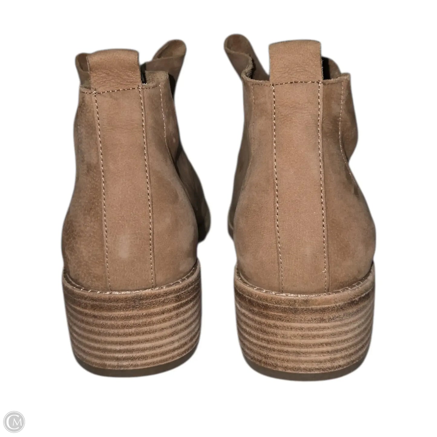 Boots Ankle Flats By Eileen Fisher In Tan, Size: 9