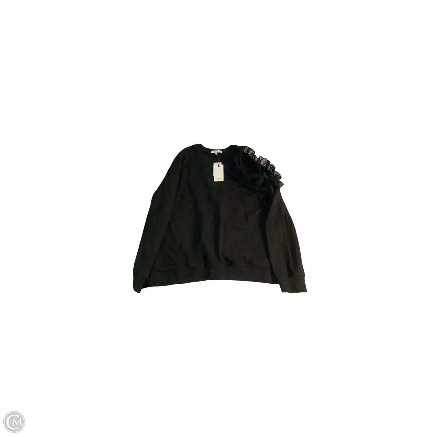 Top Long Sleeve By Ro & De In Black, Size: L