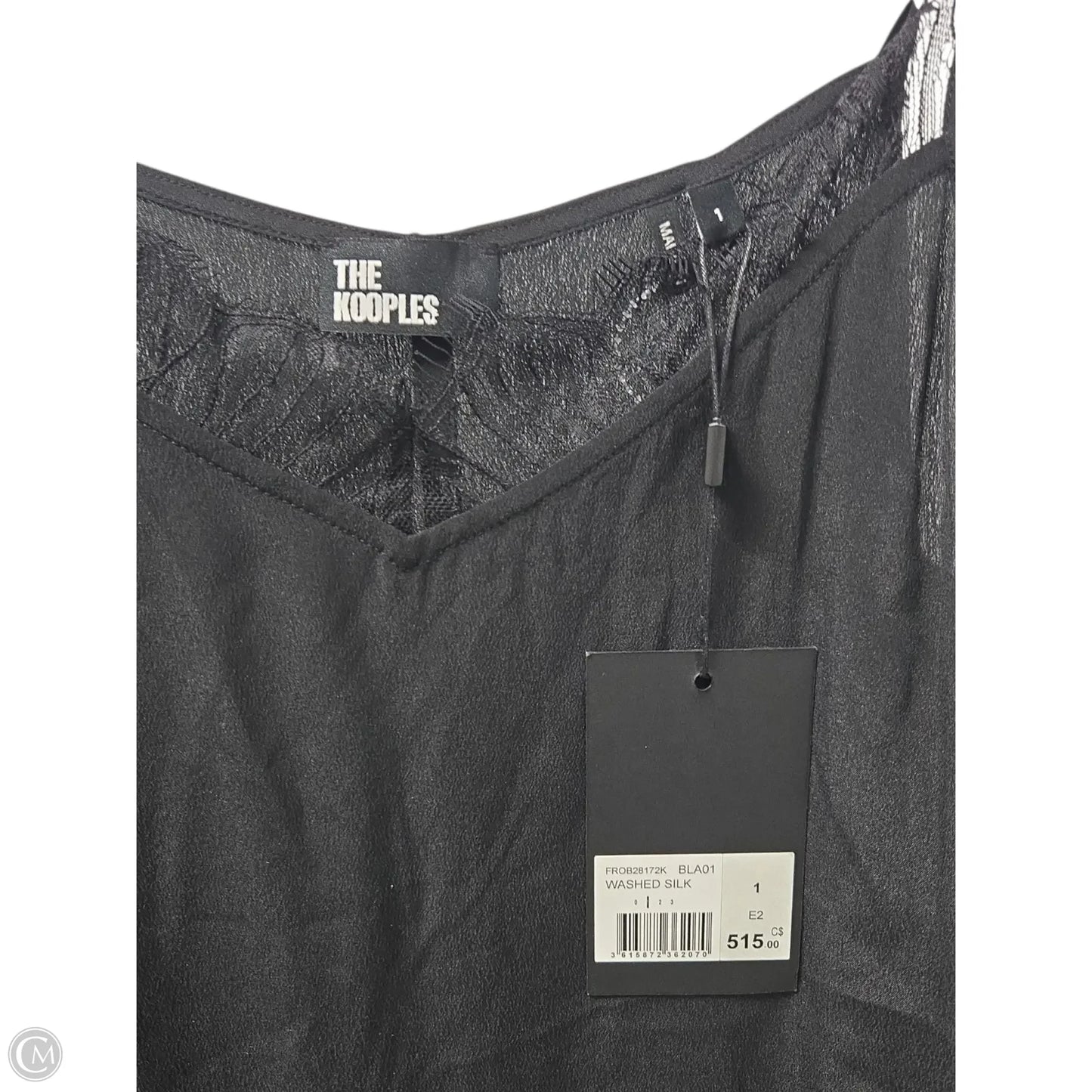 Dress Casual Maxi By THE KOOPLES In Black, Size: Xs