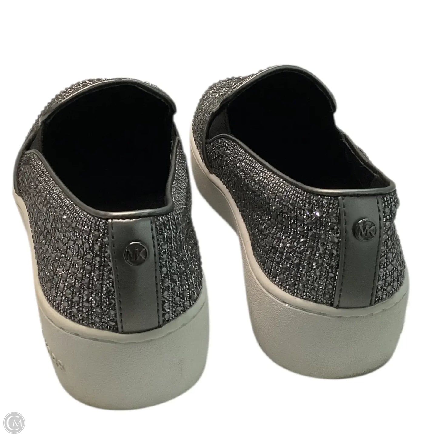 Shoes Sneakers By Michael By Michael Kors In Silver, Size: 6.5