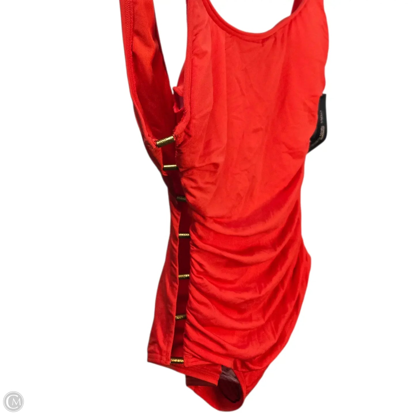 Swimsuit By Carmen Marc Valvo In Orange, Size: 10