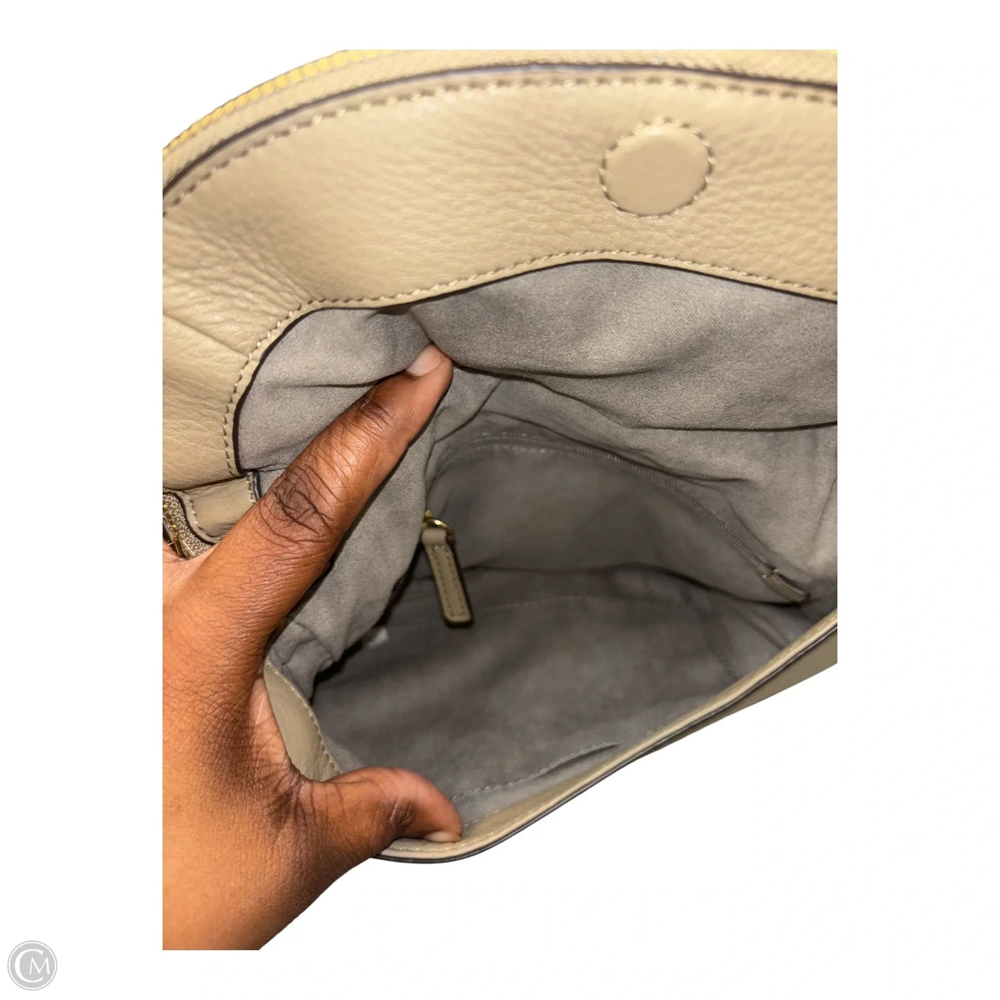 Handbag Leather By Vince Camuto, Size: Small
