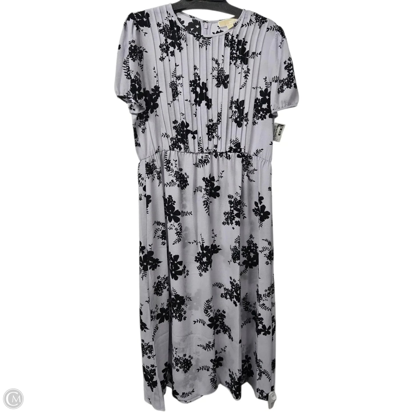 Dress Casual Midi By Michael By Michael Kors In Floral Print, Size: L
