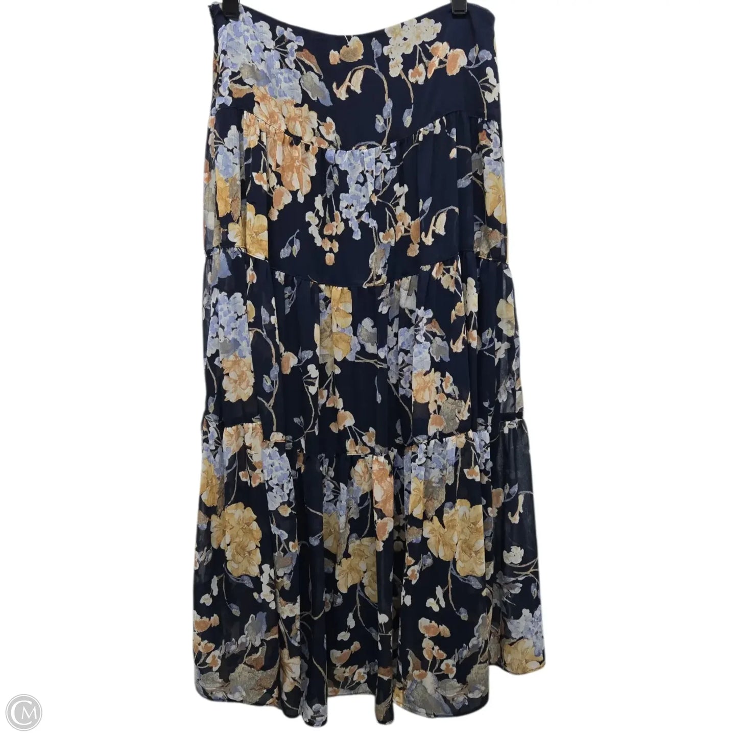 Skirt Maxi By Lauren By Ralph Lauren In Floral Print, Size: 4