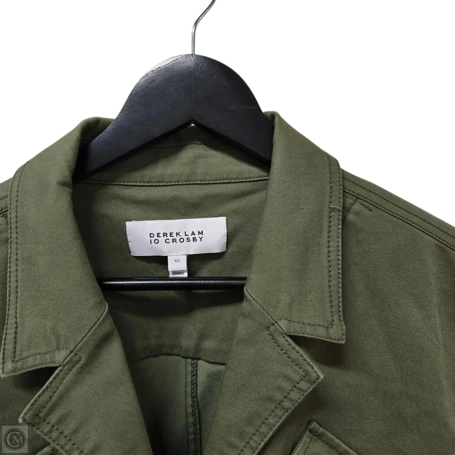 Jacket Designer By Derek Lam In Green, Size: 12
