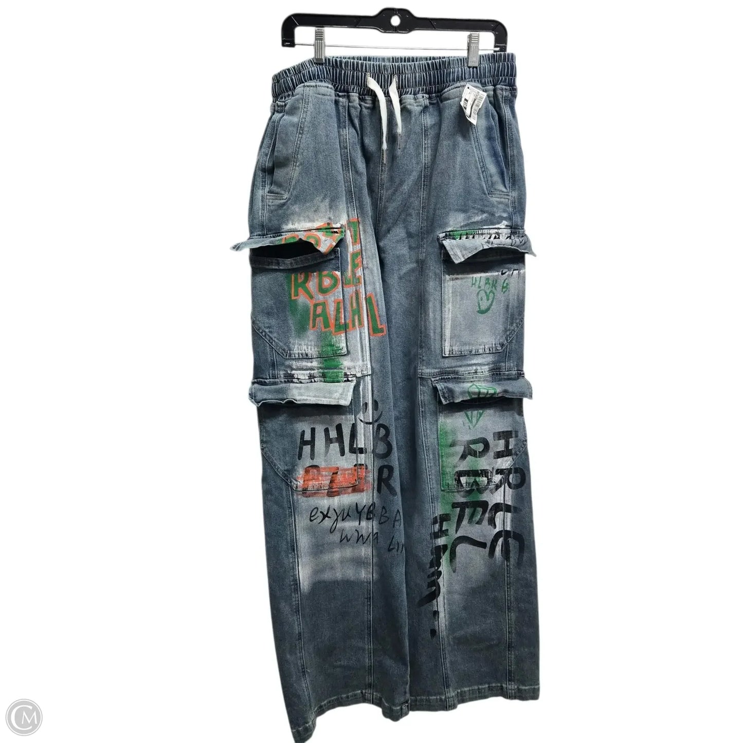Jeans Wide Leg By Akira In Blue, Size: Xl