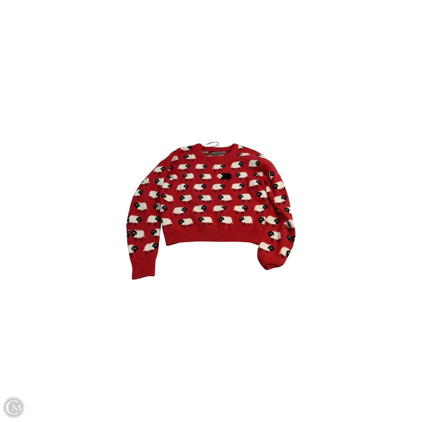 Sweater By Clothes Mentor In Red, Size: M