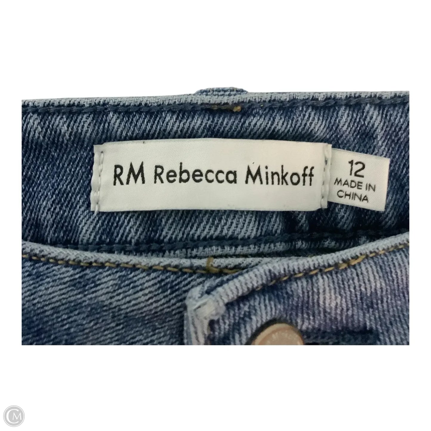 Jeans Designer By Rebecca Minkoff In Blue Denim, Size: 12