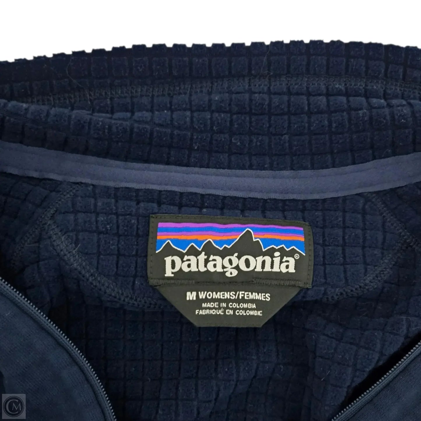 Top Long Sleeve By Patagonia In Navy, Size: M