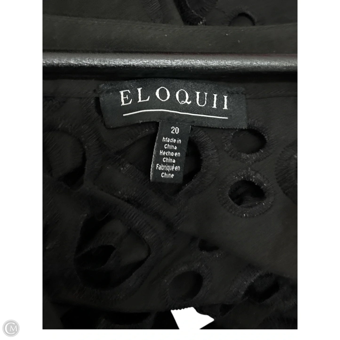 Dress Casual Midi By Eloquii In Black, Size: 20