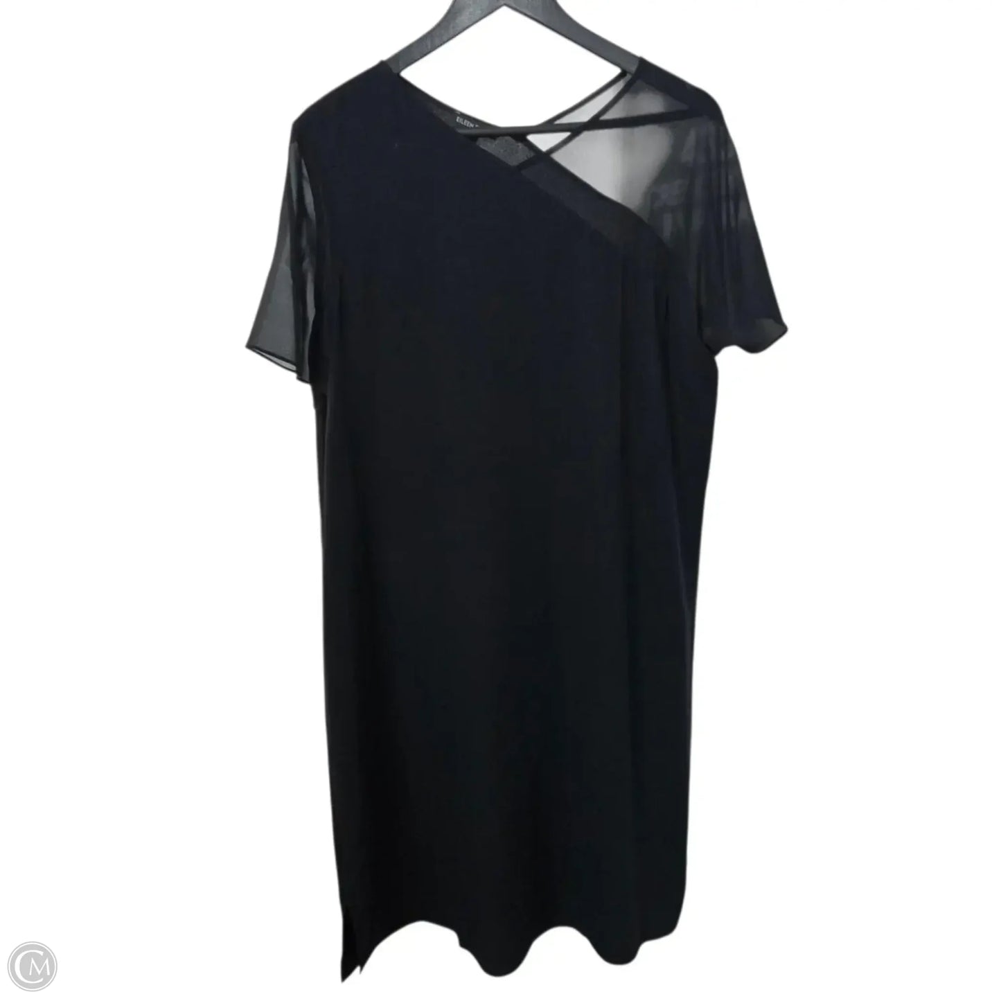 Dress Casual Midi By Eileen Fisher In Black, Size: M