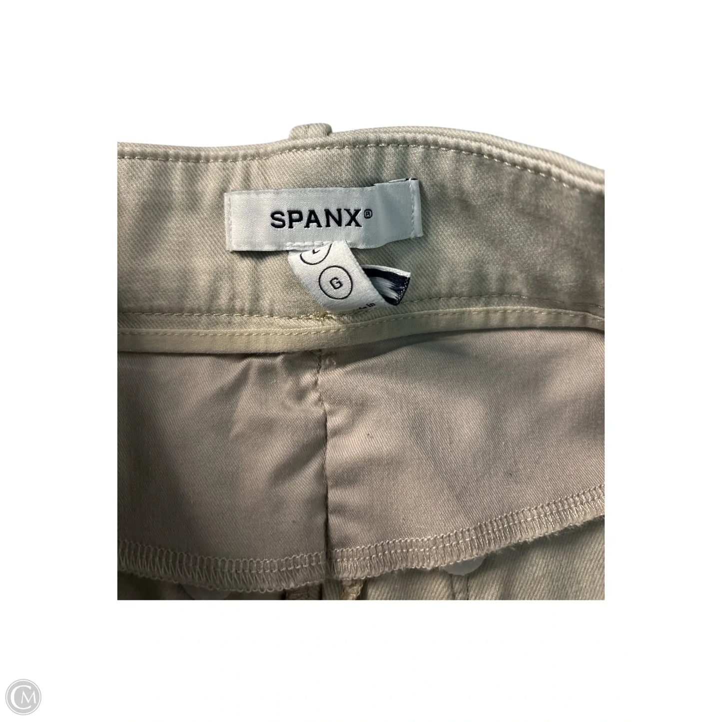 Jeans Wide Leg By Spanx In Tan, Size: L