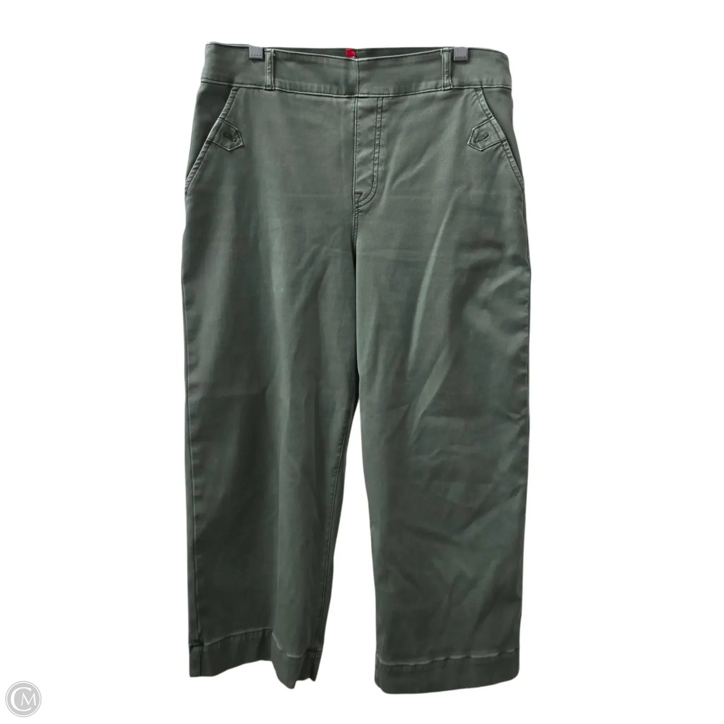 Jeans Wide Leg By Spanx In Green, Size: L
