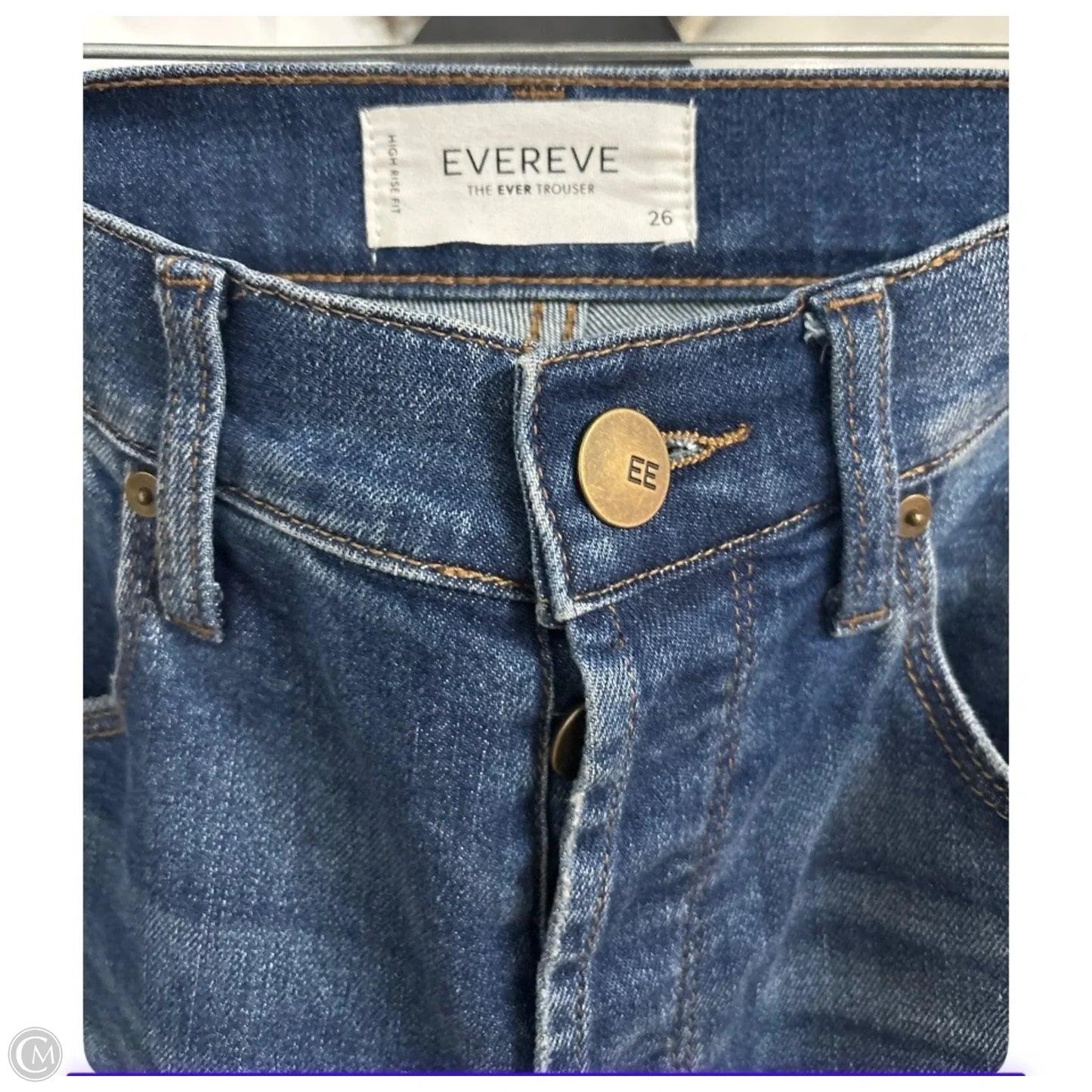 Jeans Wide Leg By Evereve In Blue, Size: 2