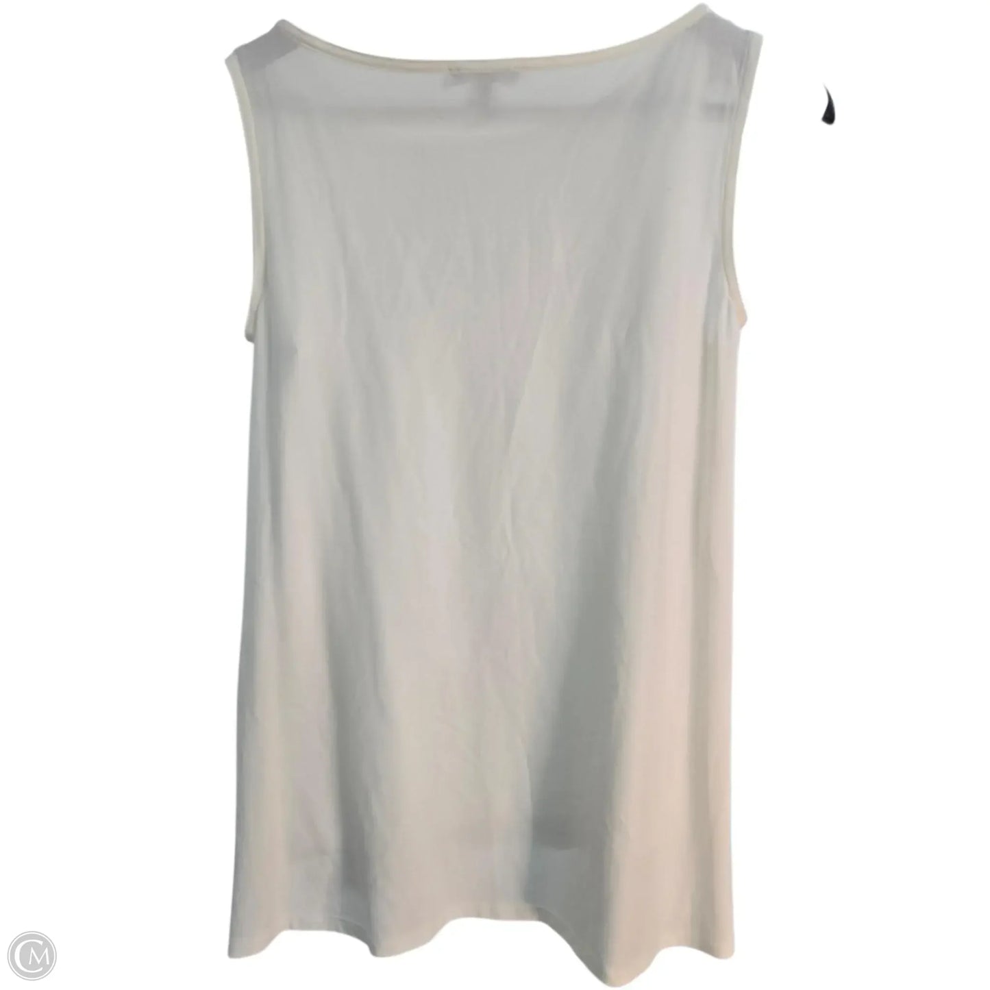 Top Long Sleeve Basic By Eileen Fisher In White, Size: Xs