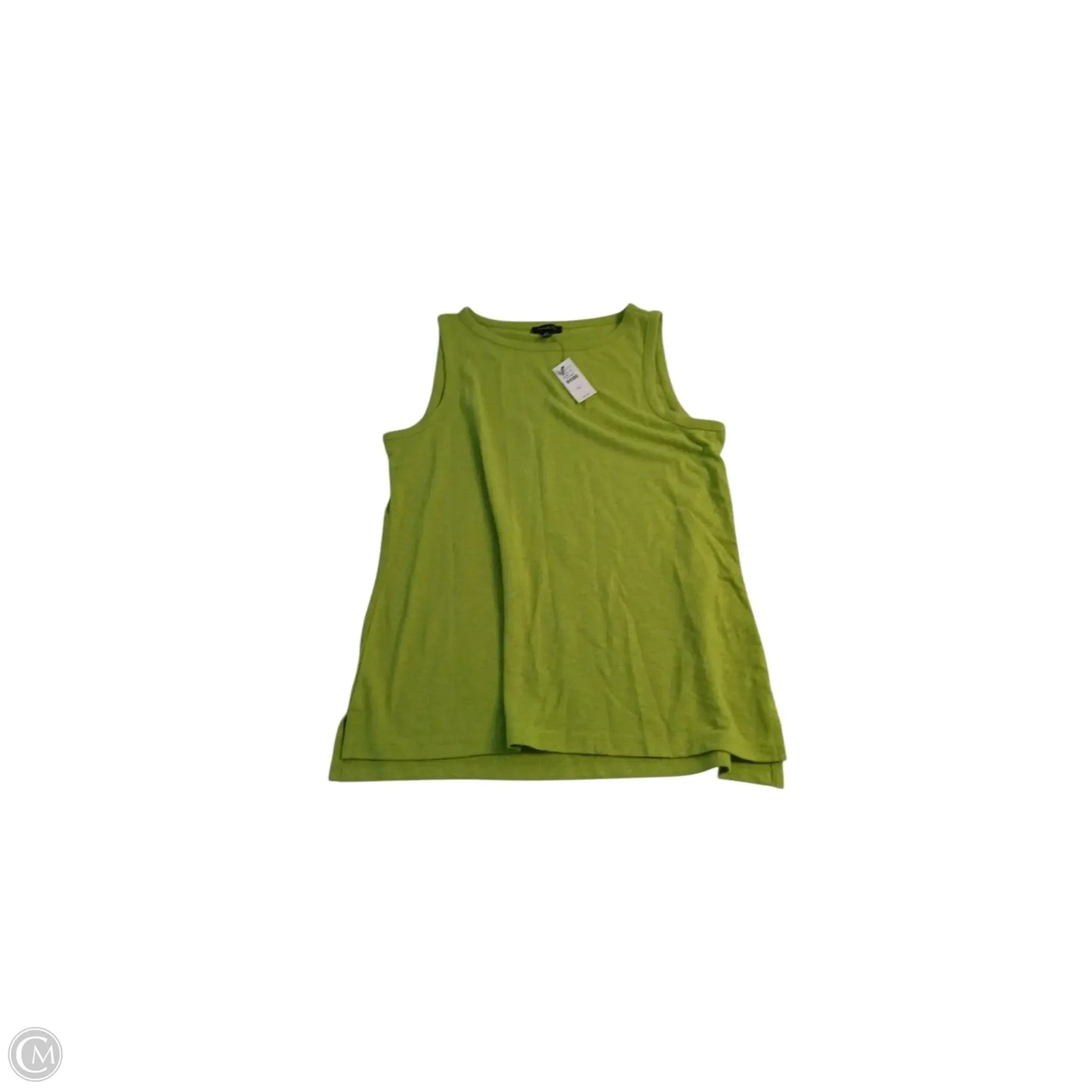 Top Sleeveless By Talbots In Green, Size: Xs