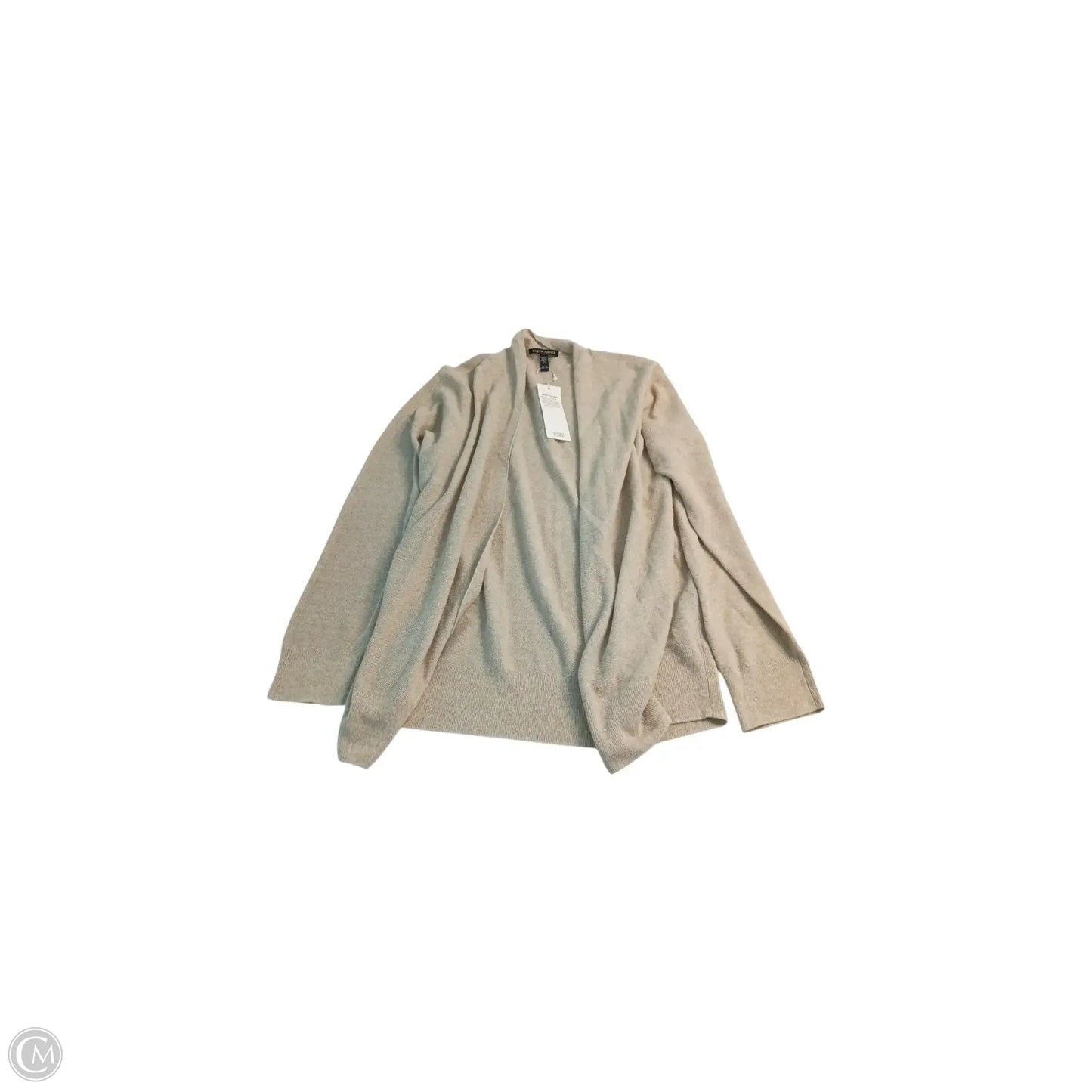 Cardigan By Eileen Fisher In Tan, Size: Sp
